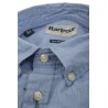 Camicia Barbour Crest Poplin Tailored Sky